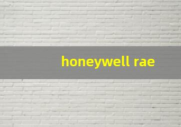 honeywell rae